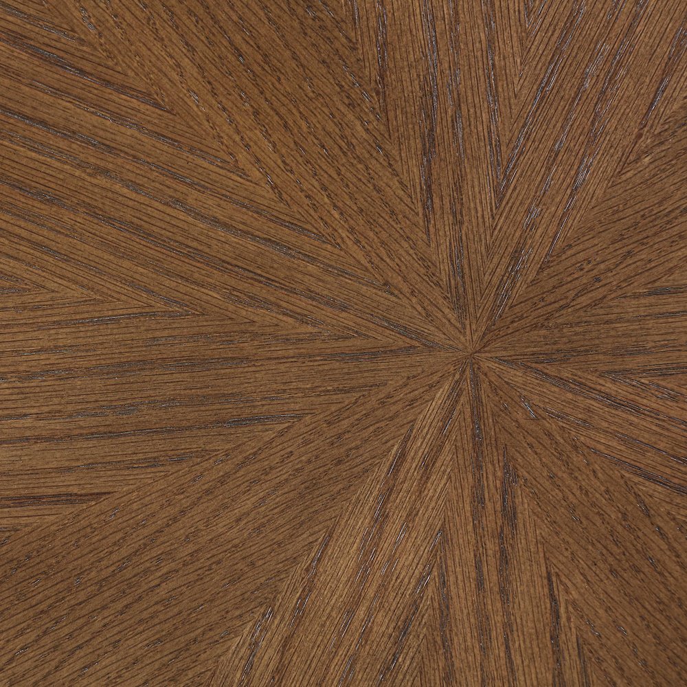 Dahlia 60" Brown Oak Veneer Dining Table