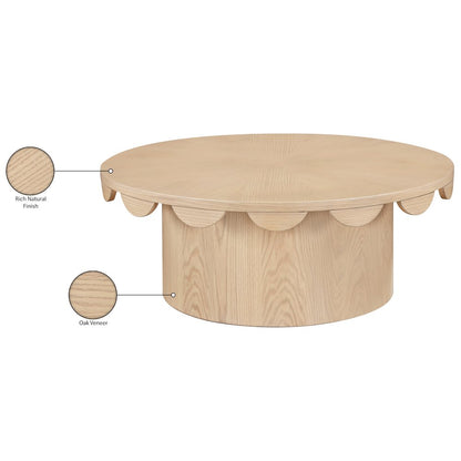 Dahlia Natural Oak Veneer Coffee Table