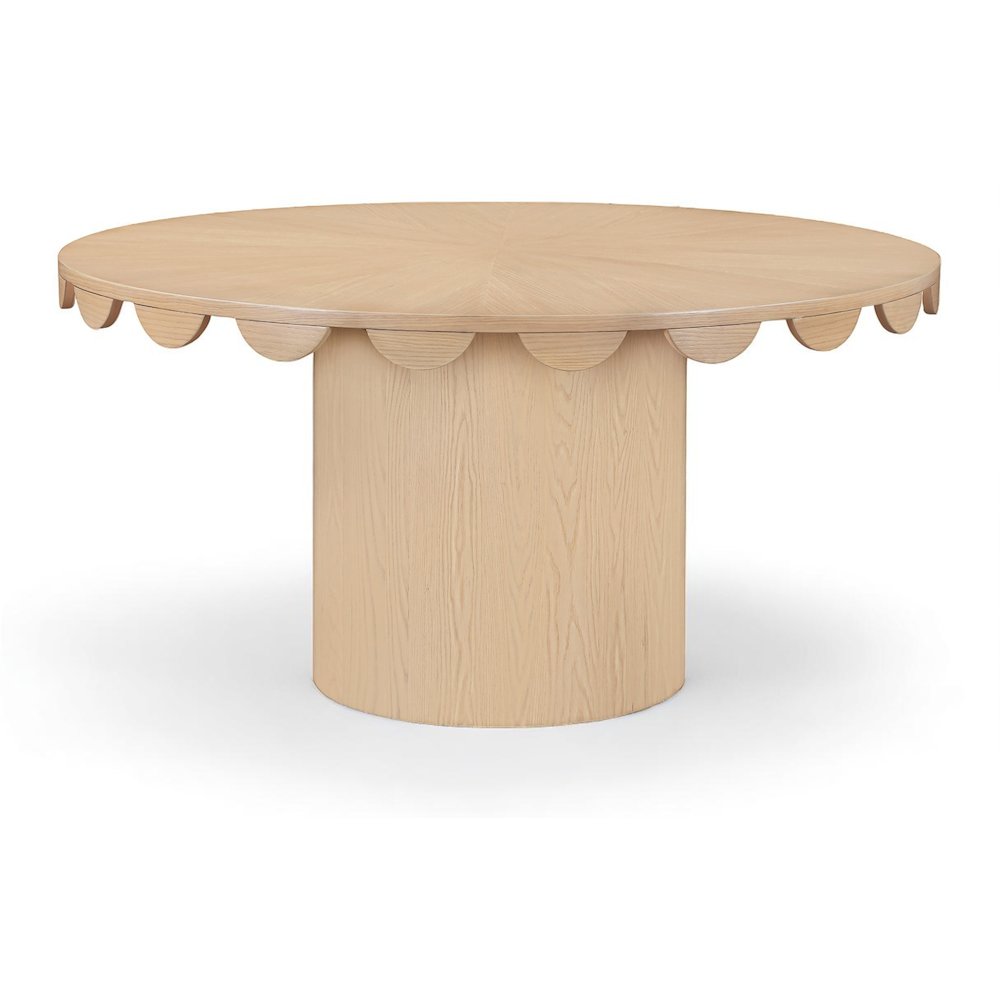 Dahlia 60" Natural Oak Veneer Dining Table