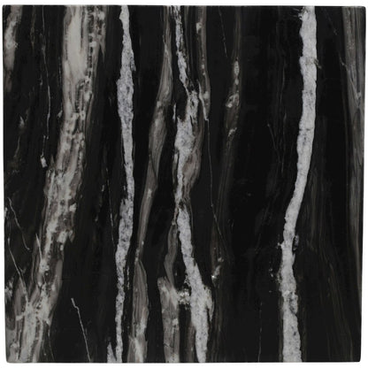 Pienza Black Marble End Table