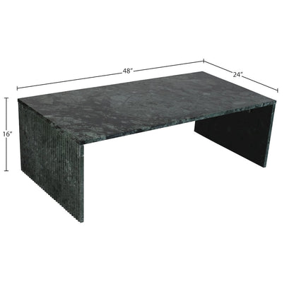 Pienza Green Marble Coffee Table