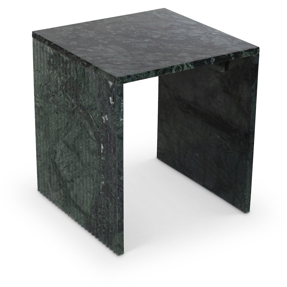 Pienza Green Marble End Table