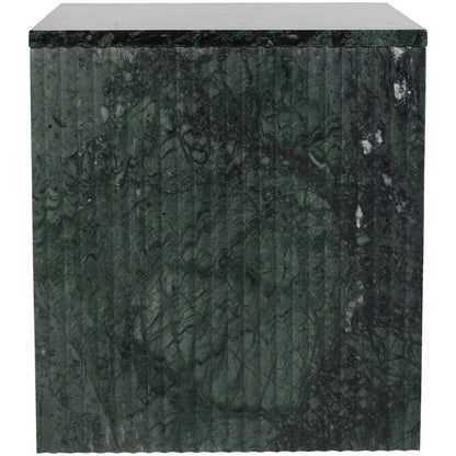 Pienza Green Marble End Table