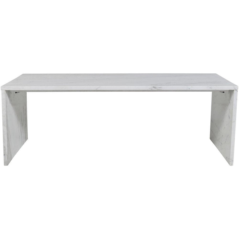 Pienza White Marble Coffee Table