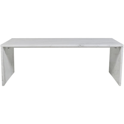 Pienza White Marble Coffee Table