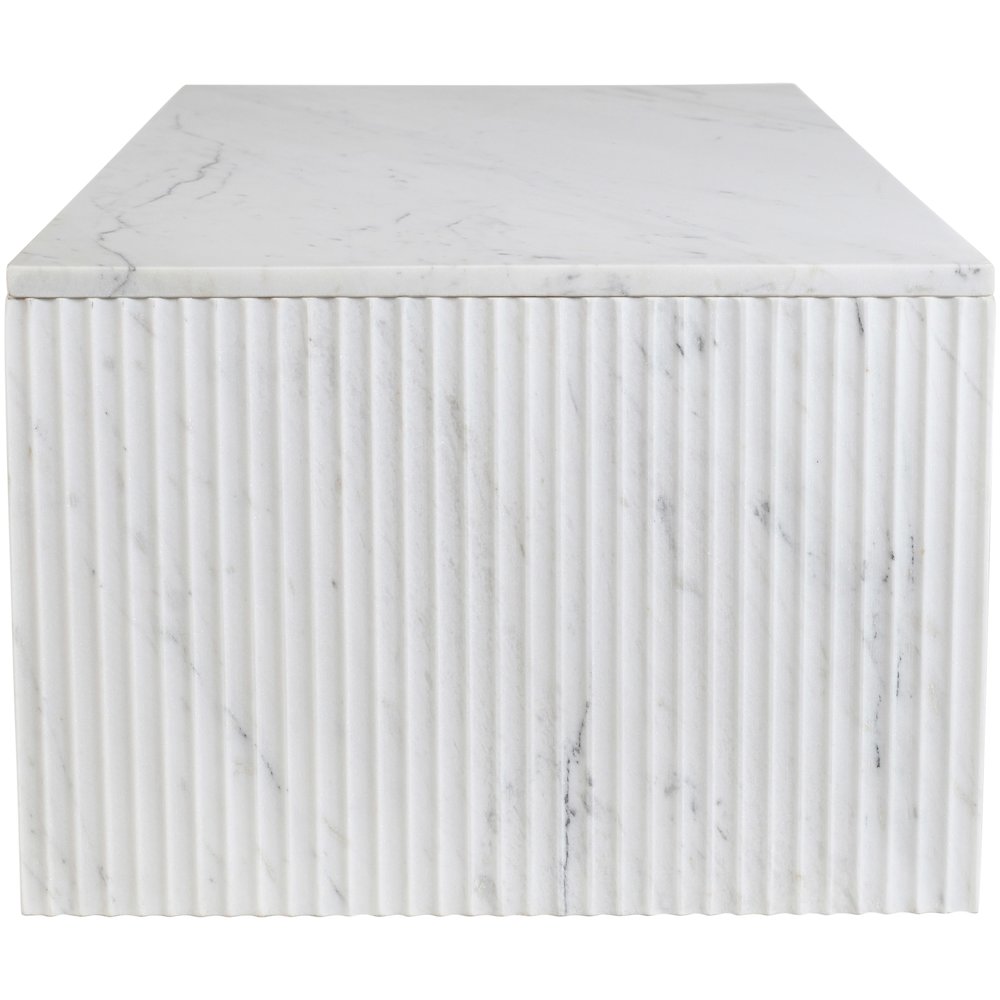 Pienza White Marble Coffee Table