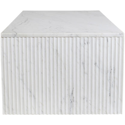 Pienza White Marble Coffee Table