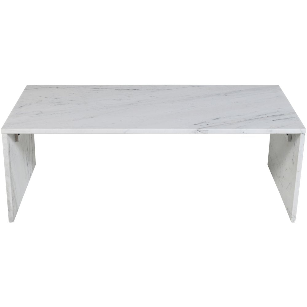 Pienza White Marble Coffee Table