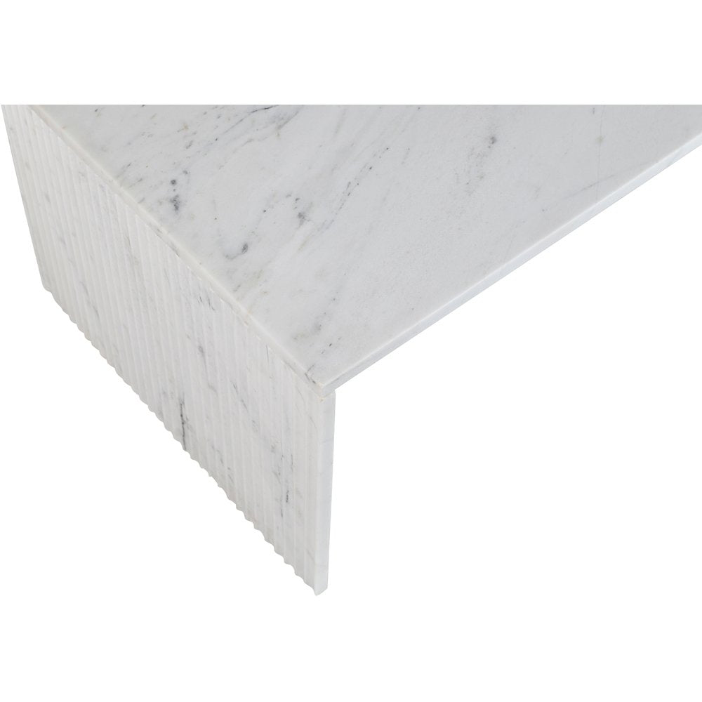 Pienza White Marble Coffee Table