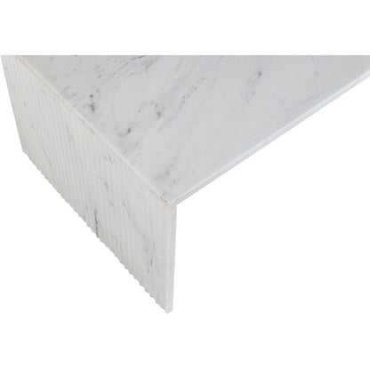 Pienza White Marble Coffee Table