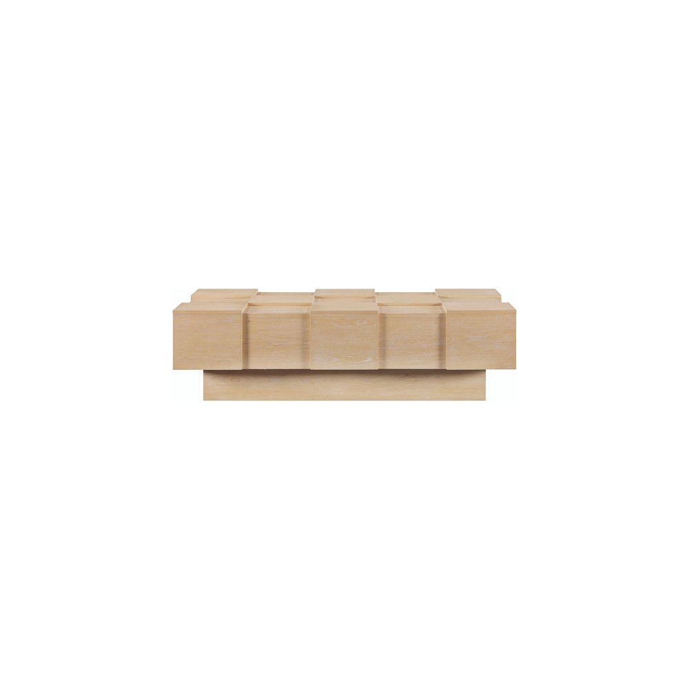 Anzio Natural Oak Veneer Coffee Table