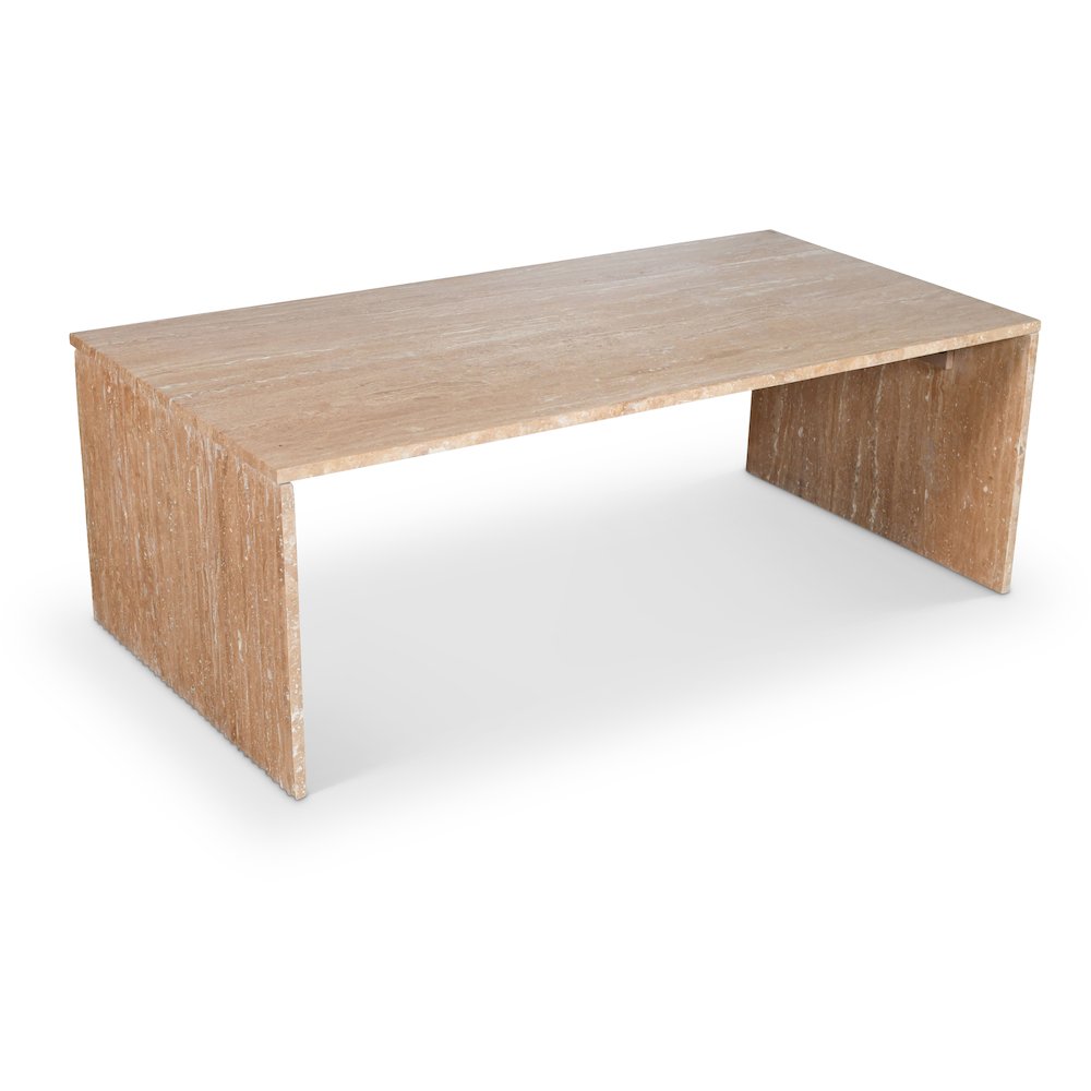 Pienza Beige Travertine Coffee Table