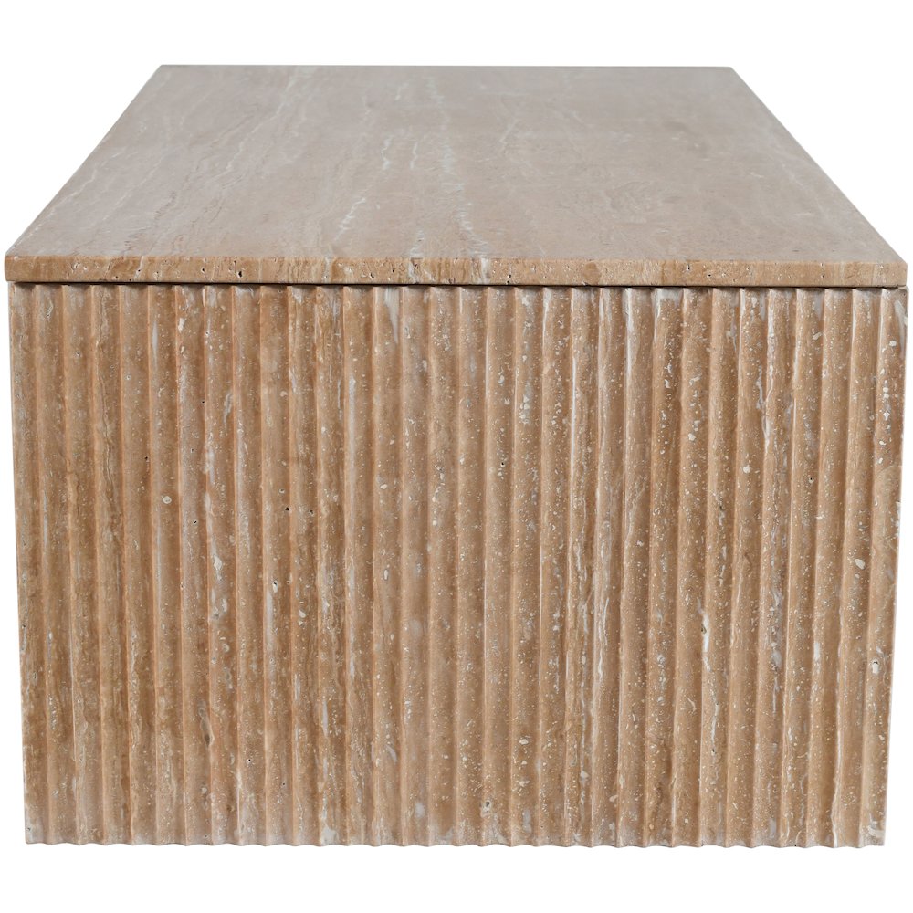 Pienza Beige Travertine Coffee Table