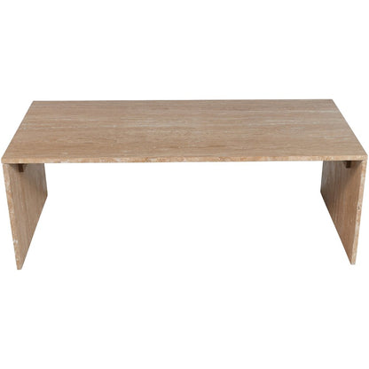 Pienza Beige Travertine Coffee Table