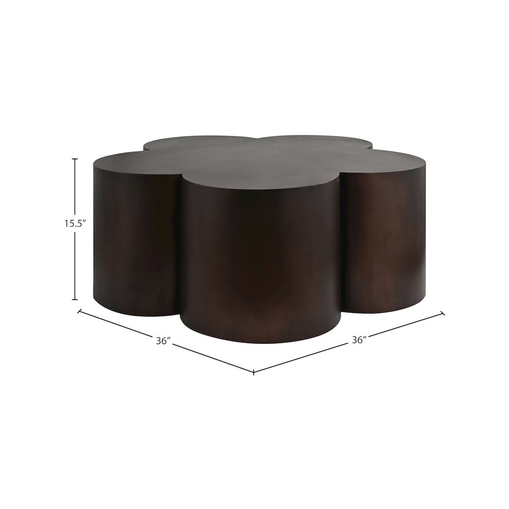 Lucky Brown Iron Coffee Table