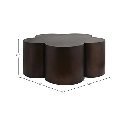 Lucky Brown Iron Coffee Table