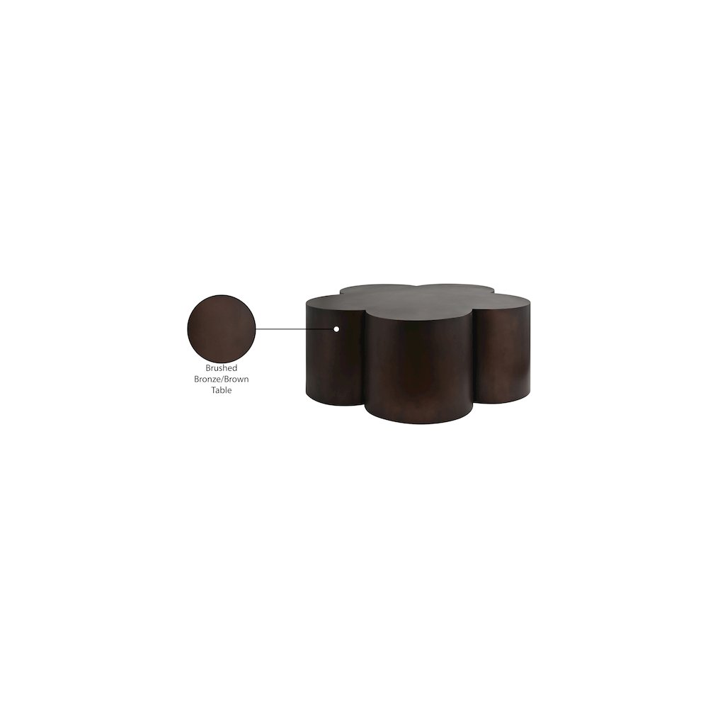 Lucky Brown Iron Coffee Table