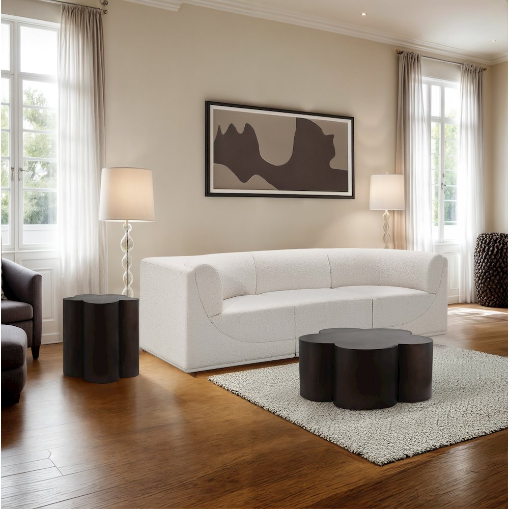 Lucky Brown Iron Coffee Table