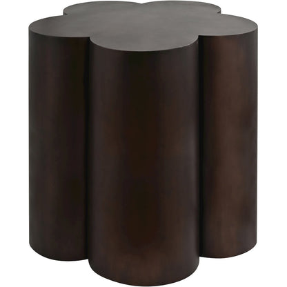 Lucky Brown Iron End Table