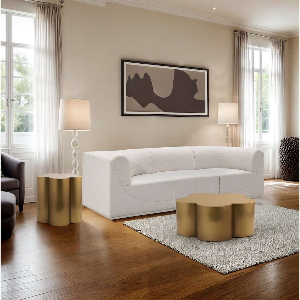 Lucky Gold Iron End Table
