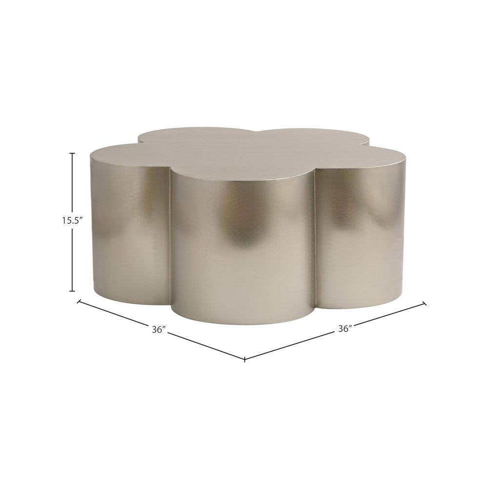 Lucky Silver Iron Coffee Table