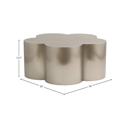 Lucky Silver Iron Coffee Table