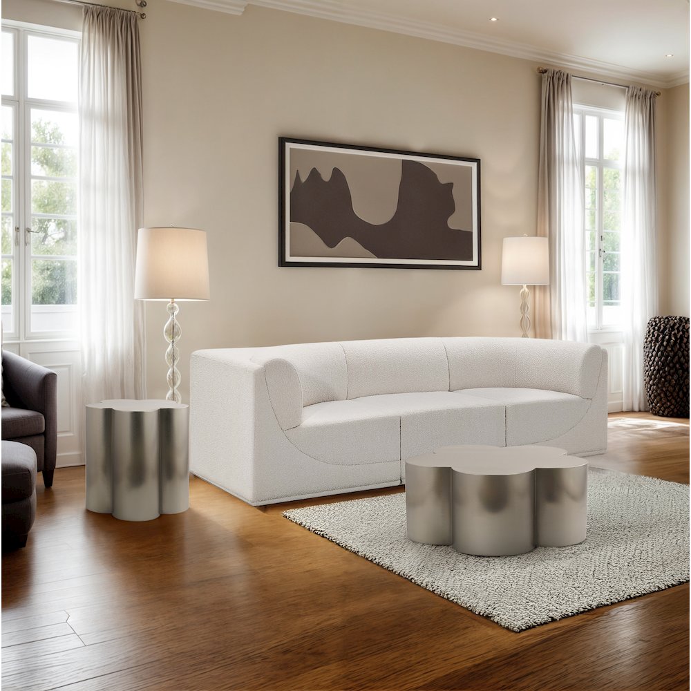 Lucky Silver Iron Coffee Table
