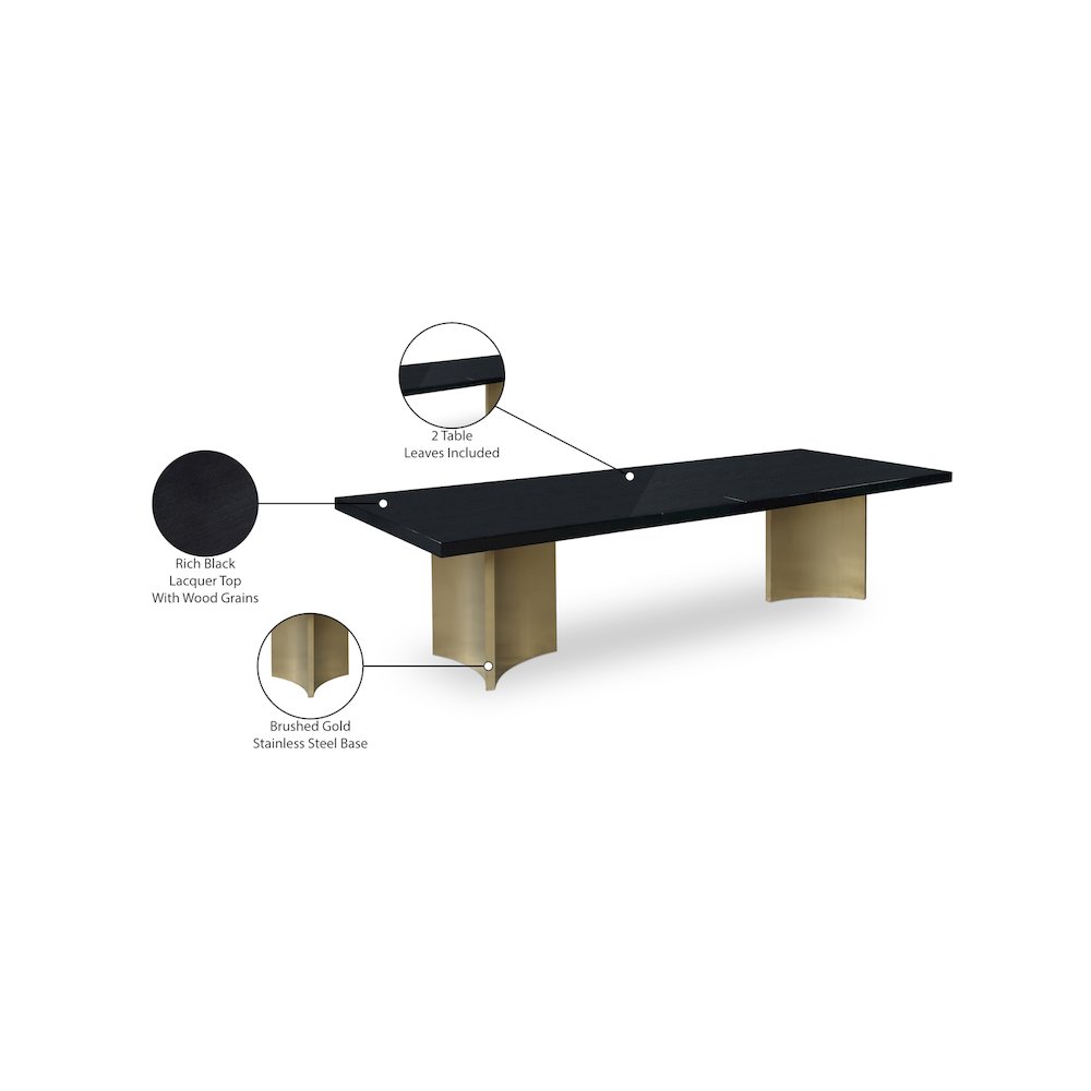 Immerse Black Dining Table