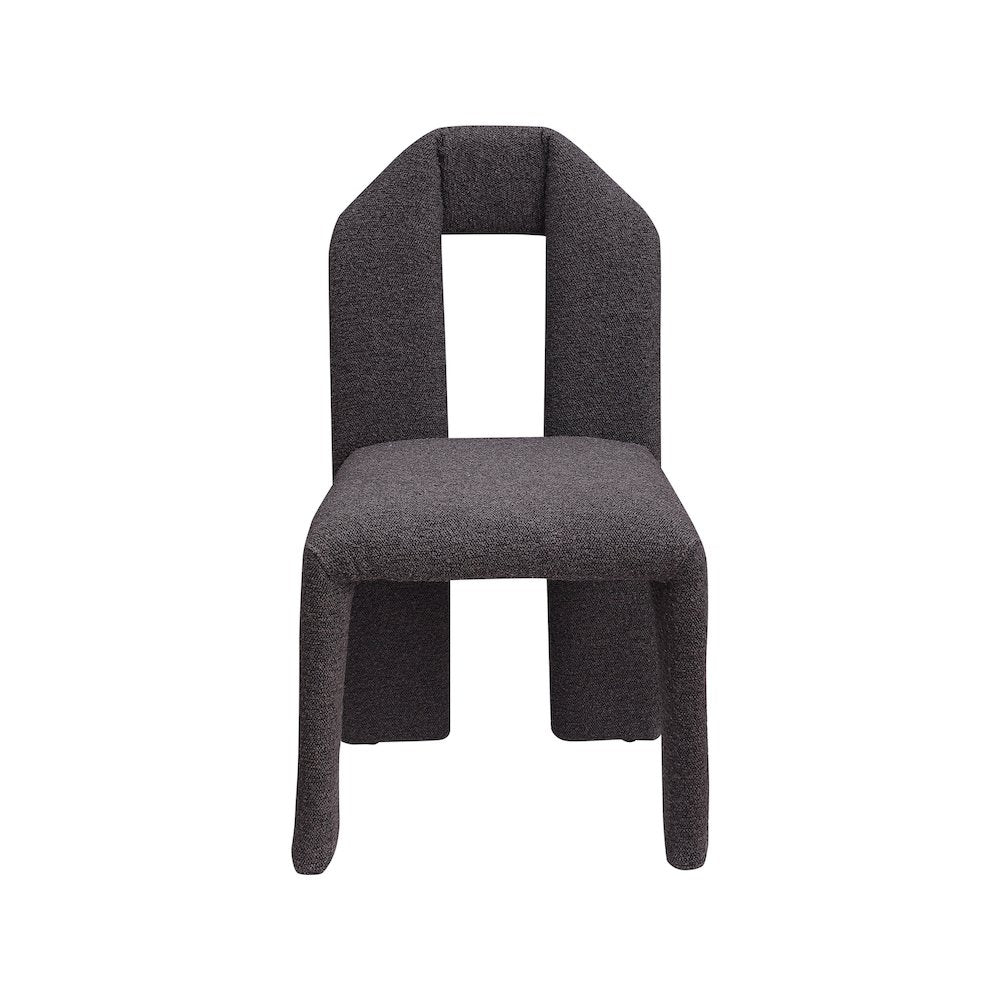 Bennett Brown Boucle Fabric Dining Chair, Set of 2