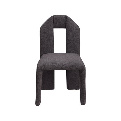 Bennett Brown Boucle Fabric Dining Chair, Set of 2