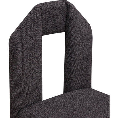 Bennett Brown Boucle Fabric Dining Chair, Set of 2