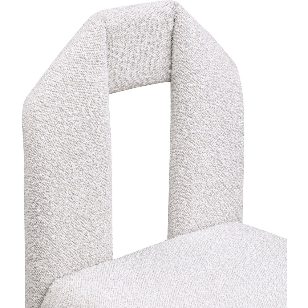 Bennett Cream Boucle Fabric Dining Chair, Set of 2