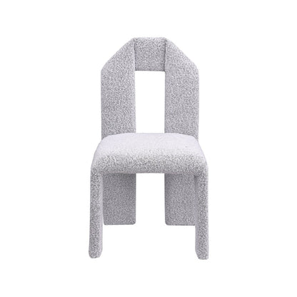 Bennett Grey Boucle Fabric Dining Chair, Set of 2
