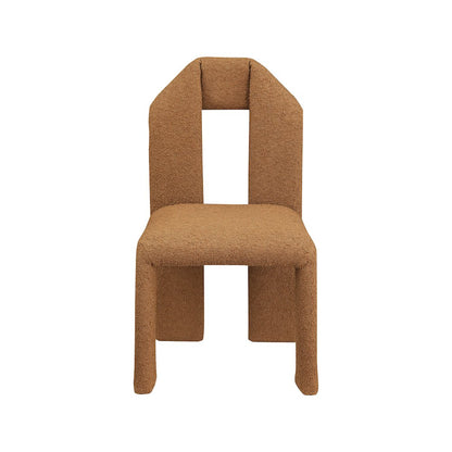 Bennett Saddle Boucle Fabric Dining Chair, Set of 2
