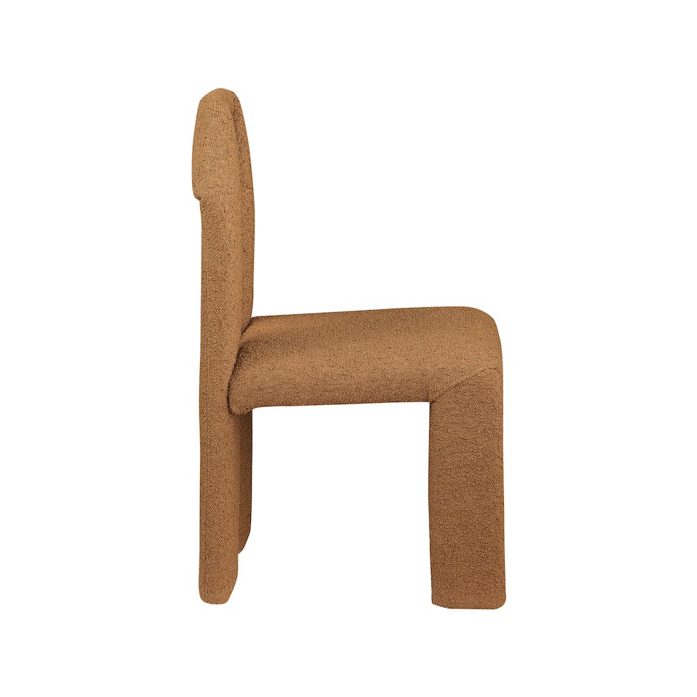 Bennett Saddle Boucle Fabric Dining Chair, Set of 2