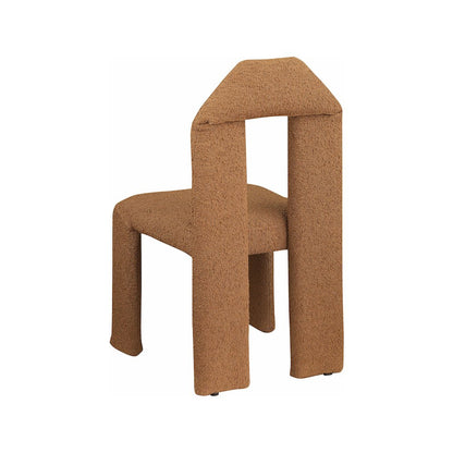Bennett Saddle Boucle Fabric Dining Chair, Set of 2