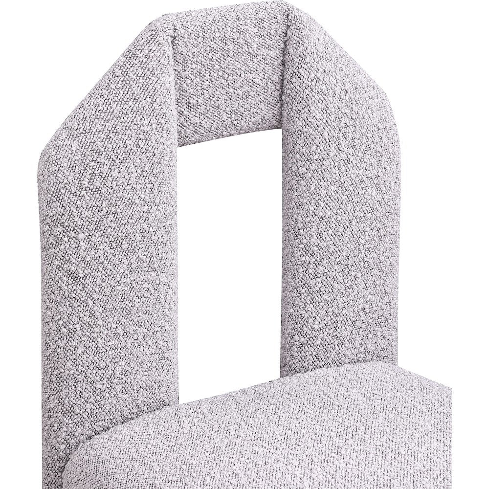 Bennett Taupe Boucle Fabric Dining Chair, Set of 2