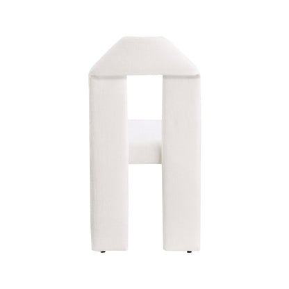 Bennett Cream Chenille Fabric Dining Chair, Set of 2
