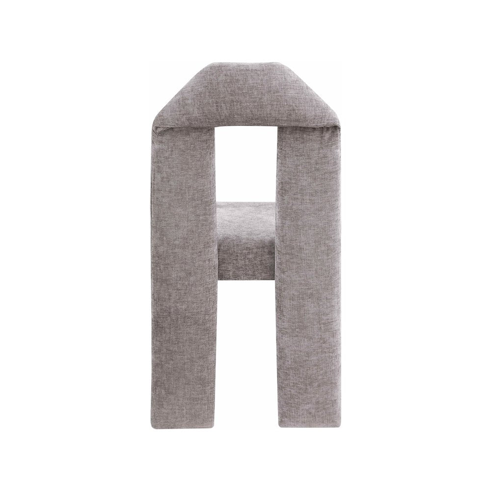 Bennett Grey Chenille Fabric Dining Chair, Set of 2