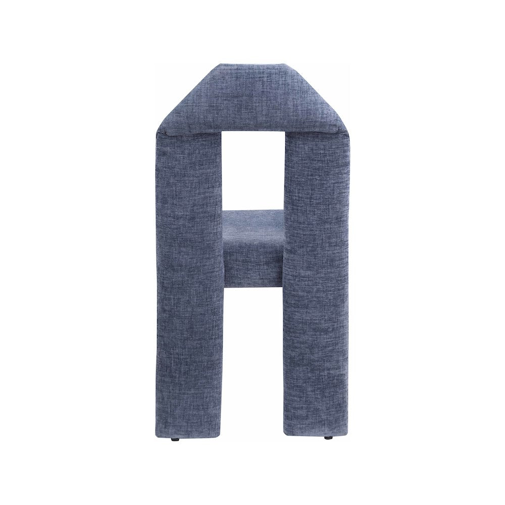 Bennett Light Blue Chenille Fabric Dining Chair, Set of 2