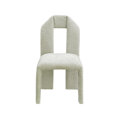 Bennett Mint Chenille Fabric Dining Chair, Set of 2