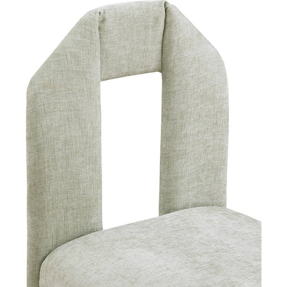 Bennett Mint Chenille Fabric Dining Chair, Set of 2