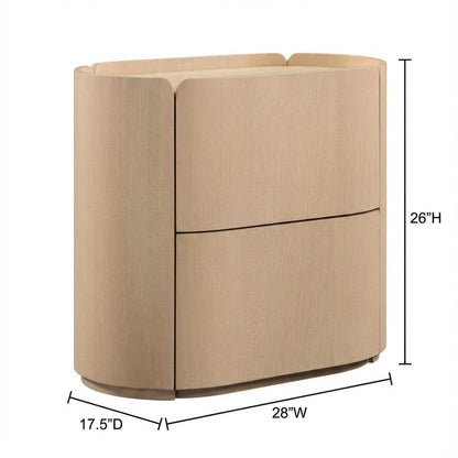 Bedroom Nightstand with Contemporary Finish for Storage