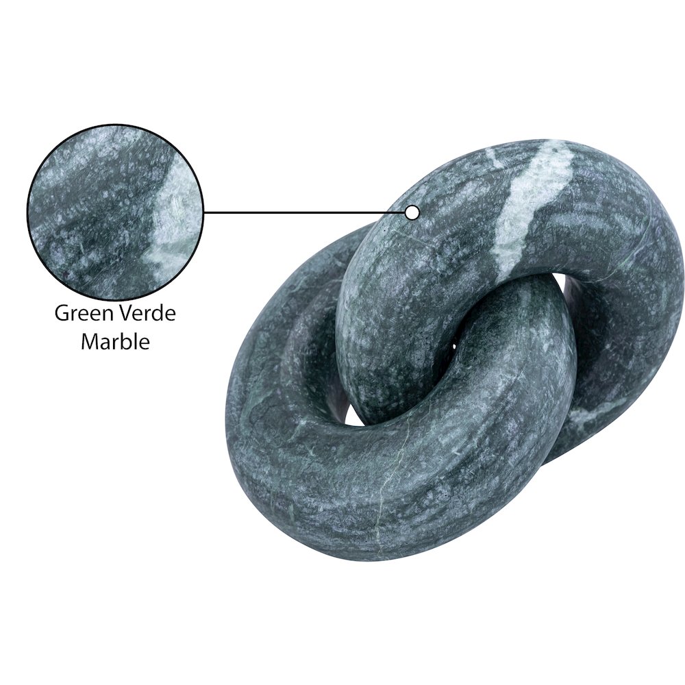 Knot Green Marble Decorative Knot