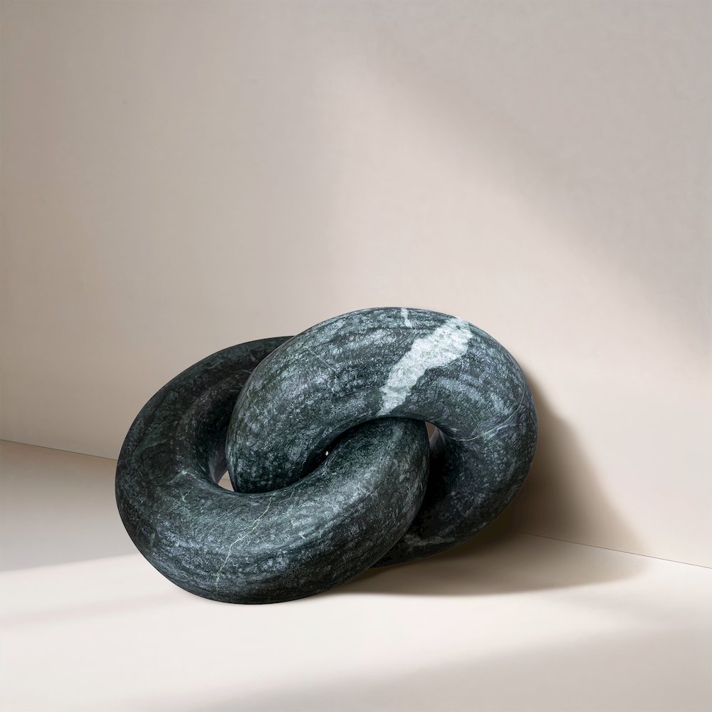Knot Green Marble Decorative Knot