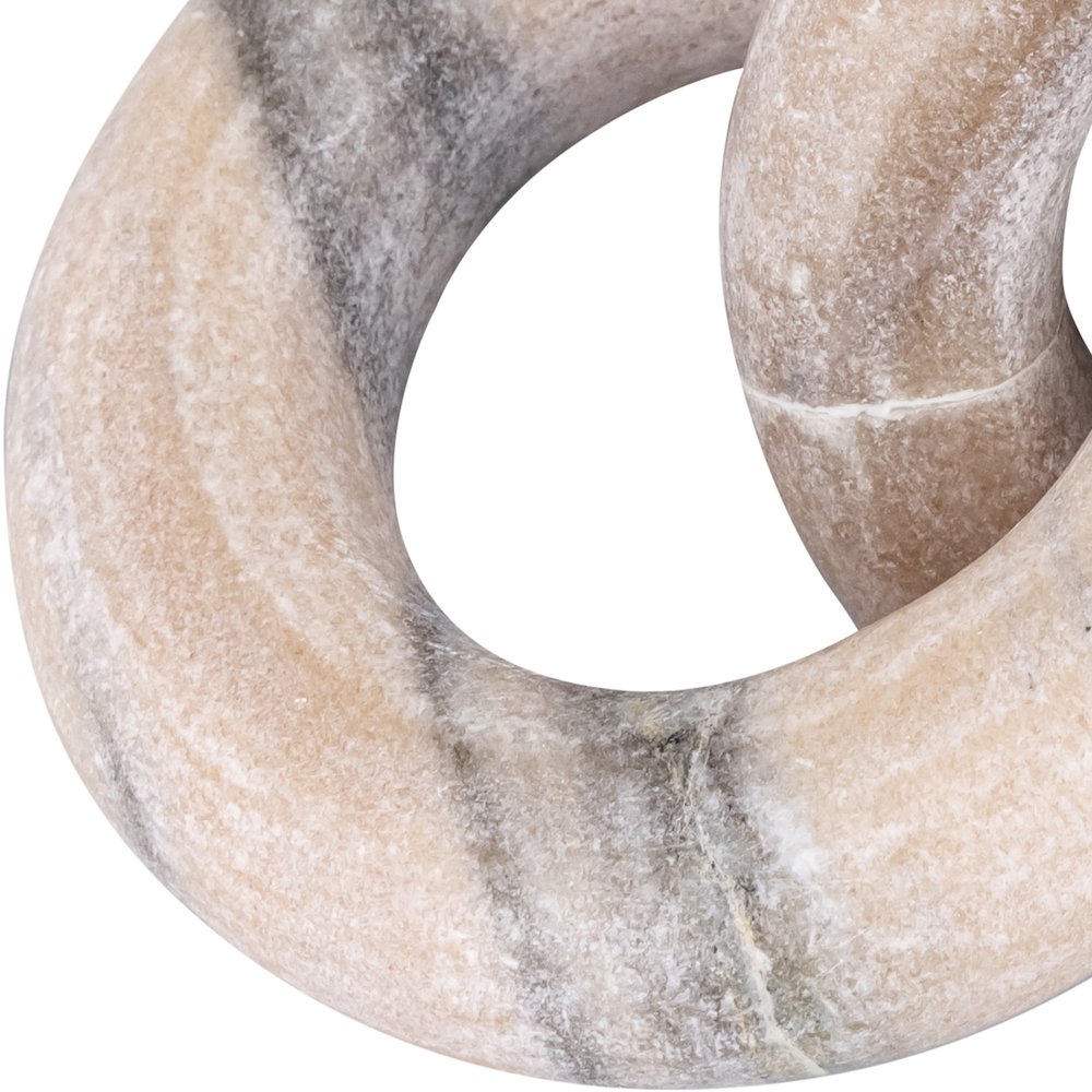 Rings Pink Marble Decorative Chain Links