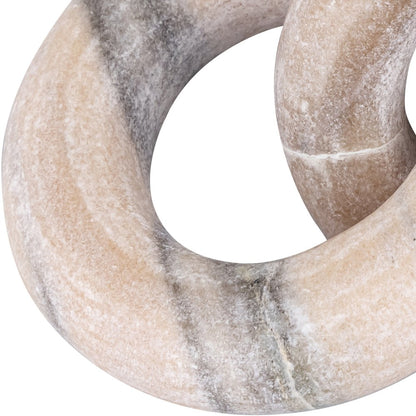 Rings Pink Marble Decorative Chain Links