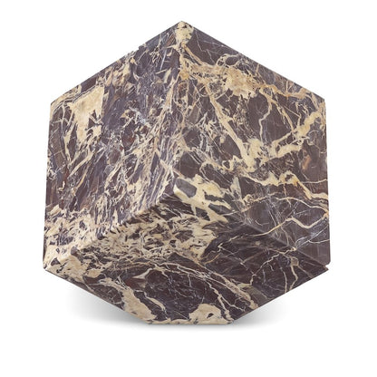 Block Cherry Marble Decorative Cube