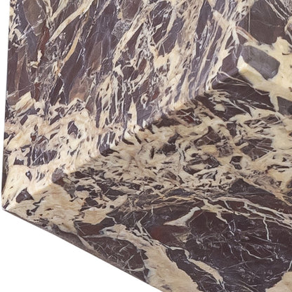 Block Cherry Marble Decorative Cube