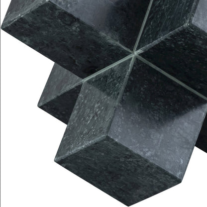 Jack Green Marble Decorative Jack Object
